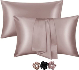 Shop141 Plain Pillows Cover(Pack Of 2, 45.72 Cm*71.12 Cm, Beige)