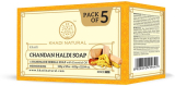 Khadi Natural Chandan Haldi Soap(5 X 125 G)