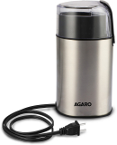 Agaro Grand Coffee Grinder, Stainless Steel Electric, Capacity 60 Gms Dry Coffee Bean 6 Cups Coffee Maker(Silver)