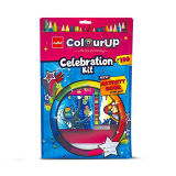 Cello Colourup Celebration Kit Mega Gift Pack | Kids Colouring Set | 1 Gel Pen | 12 Crayons | 15 Oil Pastels Colouring Set | 15 Mini Sketch Pens | 1 Eraser | 1 Smarty Mechanical Pencil