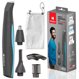 Havells Multi Grooming Kit Gs6532, 5-In-1 With Protective Combs, Rechargeable – All-In-One Trimmer Comes Wth Pouch, Corded Electric (Grey)