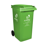 Cello Wheel Garbage Waste Dustbin 240 Ltr – Green