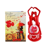 Archies 1St Polyresin Love Figurine And Greeting Card (Sd-Ah1237_Vlgc2)