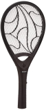 Amazon Brand – Solimo Anti-Mosquito Racquet, Insect Killer Bat With Rechargeable 500 Mah Battery And Led Light, Black