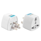 Hi-Plasst Type-B Usa Converter Plug (Pack Of 2) India To Canada Travel Adapter For Usa, Canada, Mexico, Brazil, Philippines, Cuba, Thailand, Taiwan, Japan, Panama 3Pin Plug