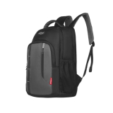 Harissons Inno 31 L Casual Backpack For Men & Women | Spacious 1 Main Compartment With Front Pocket, 2 Bottle Pockets & Ventilated Back Panel (Black & Grey)