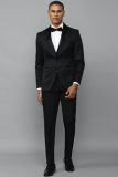 Allen Solly 4 Piece Coat Suit With Shirt Pant Blazer & Tie Solid Men Suit