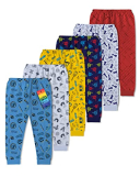 X2O Cotton Baby Pajama Pants For Boys And Girls (Blue) (Pack Of 6) (0-3 Mts)