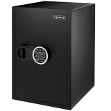 Lifelong Llhs20 56 Litres Home Safe Electronic Locker| Digital Security Safe For Home & Office With Motorized Locking Mechanism, 2 Cubic Feet (Black)