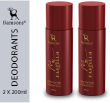Ramsons My Castillo Love Potion Deodorant Spray  –  For Men & Women(400 Ml, Pack Of 2)