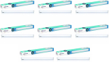 Wipro 10 Watt Led Tubelight Batten (Color-White/6500K,Size: 2 Feet)- Pack Of 8 10 W 54 Cm Tube Light(White, Pack Of 8)