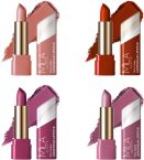 Mila Beauté Matte Longwear Lipstick Combo For Woman|Up To 8 Hrs Stay|Enriched With Vitamin E(Touch Of Nude, Birkin Brown, Indian Rose, Petal, 16.8 G)