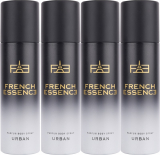 French Essence Urban (120Ml Each) No Gas Deodorant Spray  –  For Men(480 Ml, Pack Of 4)