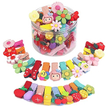 Melbees By Yellow Chimes Hair Clips For Girls Kids Hair Clip Hair Accessories For Girls Set Of 26 Pcs Cute Animal Characters Tiny Hair Clips For Baby Girls Baby Hair Clips For Kids Toddlers