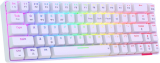 Portronics Por 1880 Bluetooth, Wireless Gaming Keyboard(Blue Switch, White)