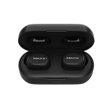 Maxx Px4 Truly Wireless Earbuds With Upto 54 Hrs Playtime, Ipx6 Water And Sweat Resistant, Touch Control, Super Fast Charging (Black)