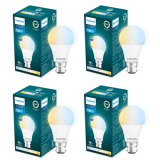 Philips 10-Watt Led Bulb | 3 Colors In 1 Led Bulb | Scene Switch Bulb For Home & Decoration | Color: Tunable White, Pack Of 4