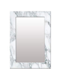 999Store Printed Wall Decor Mirror For Living Room Mirror For Washbasin White Marvel Washroom Bathroom Mirror (Mdf_14X20 Inches) Mirrorsmp100