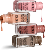 Renee Gloss Touch N02 Everyday Nudes – Set Of 4 Nail Enamels, 5Ml Each N02 Everyday Nudes(Pack Of 4)