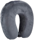 Status Contract Unisex Travel U-Shaped Neck Pillow – Ultra Soft Microfiber Cushion (Slate Grey)