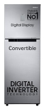 Samsung 236 L, 3 Star, Convertible, Digital Inverter With Display Frost Free Double Door Refrigerator (Rt28C3733S8/Hl, Silver, Elegant Inox)