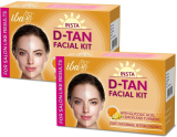 Iba Insta D-Tan Facial Kit (6 Steps In Single Use) Pack Of 2(2 X 60 G)