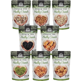Wonderland Foods (Device) Healthy Nuts Dry Fruits Combo Pack Of 8 Pistachios 100G, Almond 100G, Cashew 100G, Black & Golden Raisins 100G, Anjeer 100G, Walnut Kernel 100G, Dried Apricot 100G