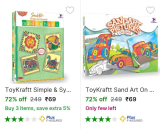 Toykraftt Art Craft Kit at ₹69