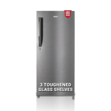 Haier 190L 4-Star Direct Cool Single Door Refrigerator (Hed-204Ds-P, Dazzle Steel, 2024 Model)