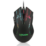 Lenovo Legion M200 Rgb Gaming Wired Usb Mouse, Ambidextrous, 5-Buttons, Upto 2400 Dpi With 4 Levels Dpi Switch, 7-Colour Rgb Backlight (Gx30P93886)
