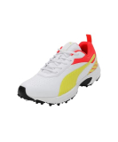 Puma Mens Cricket Active White-Red Blast-Nrgy Yellow Cricket Shoe – 7 Uk (10735203)