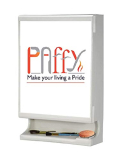 Paffy New Look Bathroom Cabinet With Mirror – White