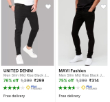 Men’s Jean’s From ₹299