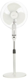 Amazon Basics High-Speed Oscillating Pedestal Fan I 3 Adjustable Fan Speeds | Rust Resistant Body, Adjustable Length | Rpm 2200 | 400Mm Sweep Length (White)