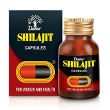 Dabur Shilajit Gold – 30 Capsules | 100% Ayurvedic Capsules For Strength , Stamina And Power | Premium Vitality Ayurvedic Supplement | For Men