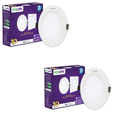 Ecolink 10W Round Ceiling Downlighter (Natural White,Pack Of 2)