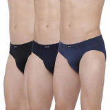 Levi’S Men’S Cotton Style #011 Comfort Regular Fit Solid Brief (Pack Of 3) (#011-Brief-Blk/Navy/Nmel-P3_Black, Navy Melange_S)