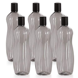 Cello Sipwell Pet Bottle Set, 1 Litre, Set Of 6, Black
