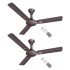 Havells Milor Decorative Bldc 1200Mm Energy Saving With Remote Control 5 Stars Ceiling Fan (Gold, Pack Of 2)