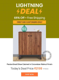 Pepperfry : Wooden Cupboard at ₹2,199