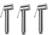 Prestige Conti Long Health Faucet Pvc Chrome Plated – (Set Of 3 ) Faucet Set (Wall Mount Installation Type) Health  Faucet(Wall Mount Installation Type)