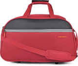 Aristocrat Enigma 52 Cm Polyester Softsided Cabin Size 2Wheels Duffle Bag – Red Duffel Without Wheels