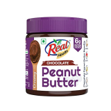 Real Health Dark Chocolate Peanut Butter -Creamy| High Protein With 6G Protein Per Serve| For Fitness Conscious | Zero Trans Fat | Gluten Free – 350G