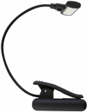 Aastik Sales Led Book Lights Sturdy Adjustable Reading Lamp Flexible Arm Lightweight Eye-Care Night Reading Clip On Bed Light Perfect For Bookworms & Kids Study Lamp(15 Cm, Black)
