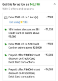 MICROSOFT Series X – Forza Horizon 5 Bundle 1000 GB with Forza Horizon 5 Premium, Forza Horizon 5 Hot Wheels at ₹43,740 (effective)