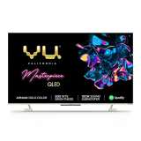 Vu 139 Cm (55 Inches) The Masterpiece Glo Series 4K Ultra Hd Smart Android Qled Tv 55Qmp (Armani Gold) (2022 Model) | Built In 4.1 Speaker