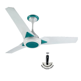 Usha Onio Upsilonplus 1200Mm Bldc 5 Star Energy Efflicient, Dust & Oil Resistant Ceiling Fan With Remote (White) Pack Of 1