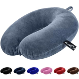 Billebon Premium Neck Pillow For Travelling Airplane Travel Pillow Comfortable Head Rest Neck Holder Pillow With 30 Years Warranty (Grey)