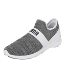 Puma Mens Pacer Slip On V2, White-Nimbus Cloud-Black, Sneaker – 10Uk (38879003)