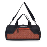 Jager-Smith Jsgb501(Black,Orange) Unisex Gym Bag With Shoe Compartment | Front Pocket With Bottle Holder